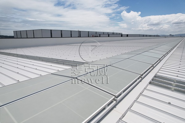 汕頭海上風電智慧能源“四個一體化”項目—廣東三角形電動采光排煙天窗